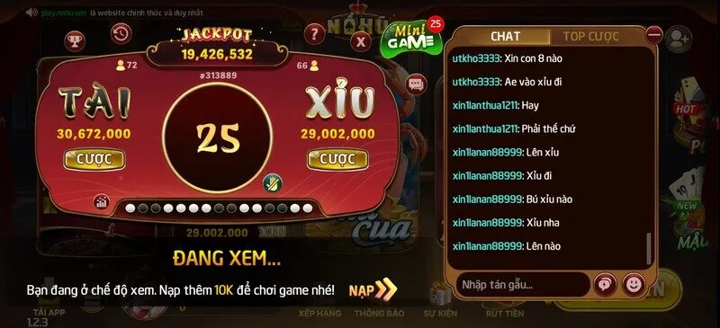 cách soi cầu tài xỉu nohu888