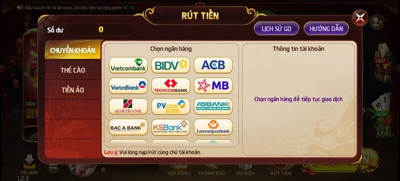 Rút tiền